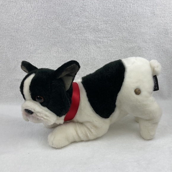 FAO Swartz Boston Terrier Plush Stuffed Animal Toy Realistic 11” - Picture 5 of 14